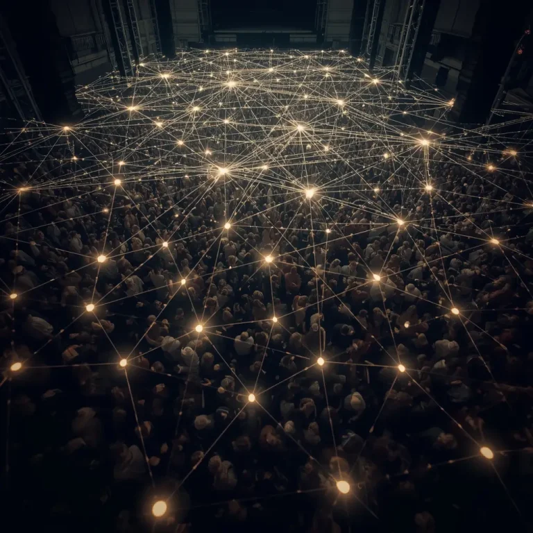 lucid-origin_Crowd_of_people_seen_from_above_transformed_into_a_glowing_network_of_connection-0